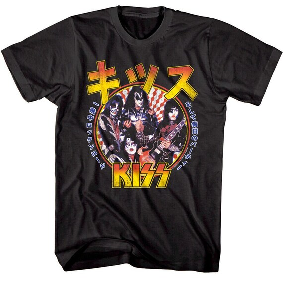 Kiss Shirt Rock & Roll All Nite Japanese Vintage Graphic Tees - Etsy