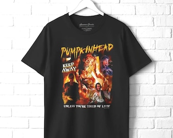PUMPKINHEAD T-Shirt Lance Henriksen Horror Movie Collage Shirts