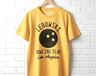 Big Lebowski Bowling Team Los Angeles T-Shirt - Comedy Movie Graphic Tee