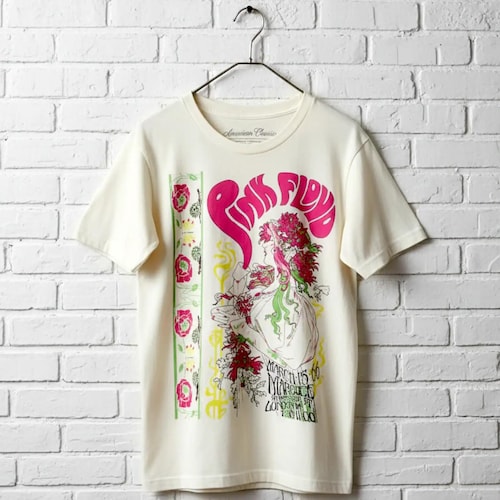 PINK FLOYD BAND T-shirt Psychedelic Flowers Marquee London Garden