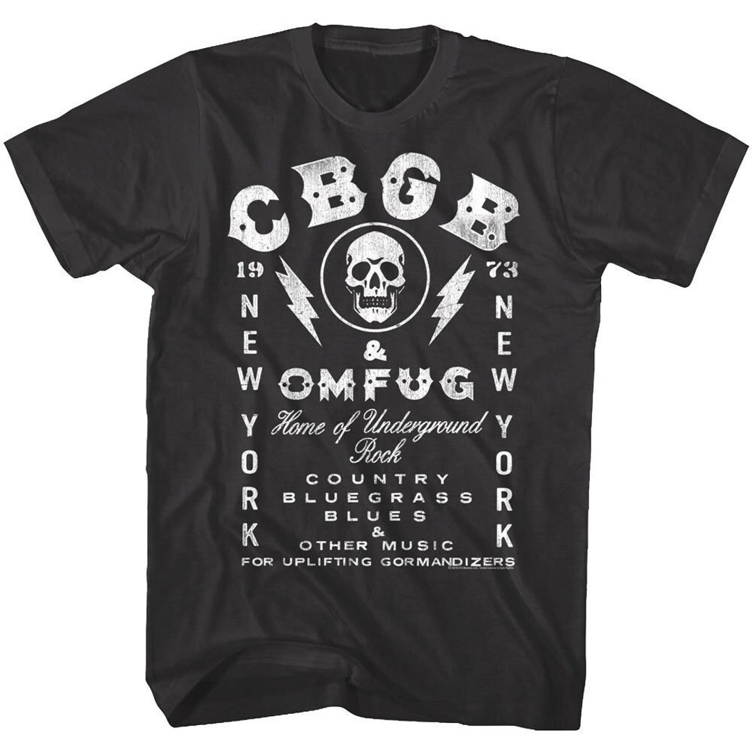 CBGB OMFUG T-shirt Home of Underground Rock Vintage Graphic