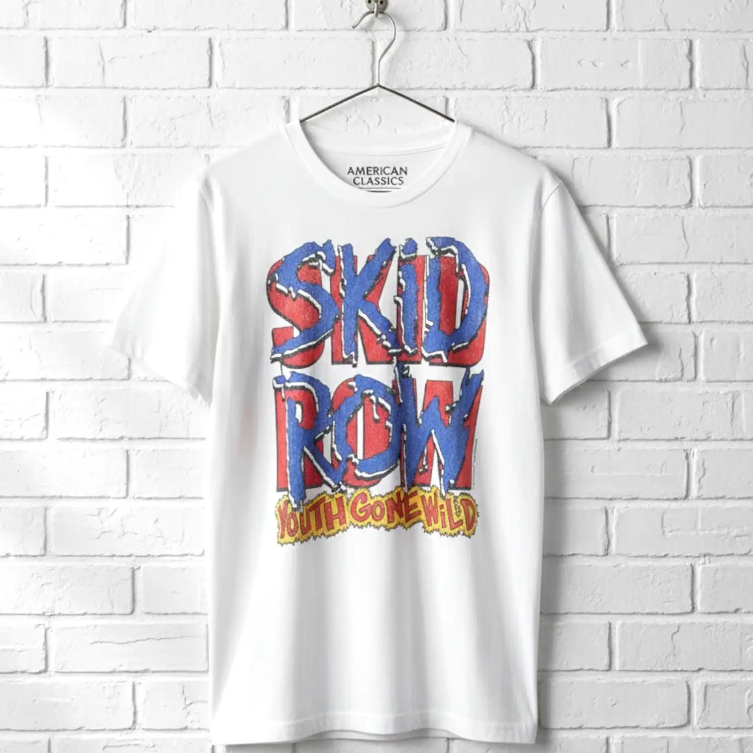 80's Skid Row Tee - Etsy