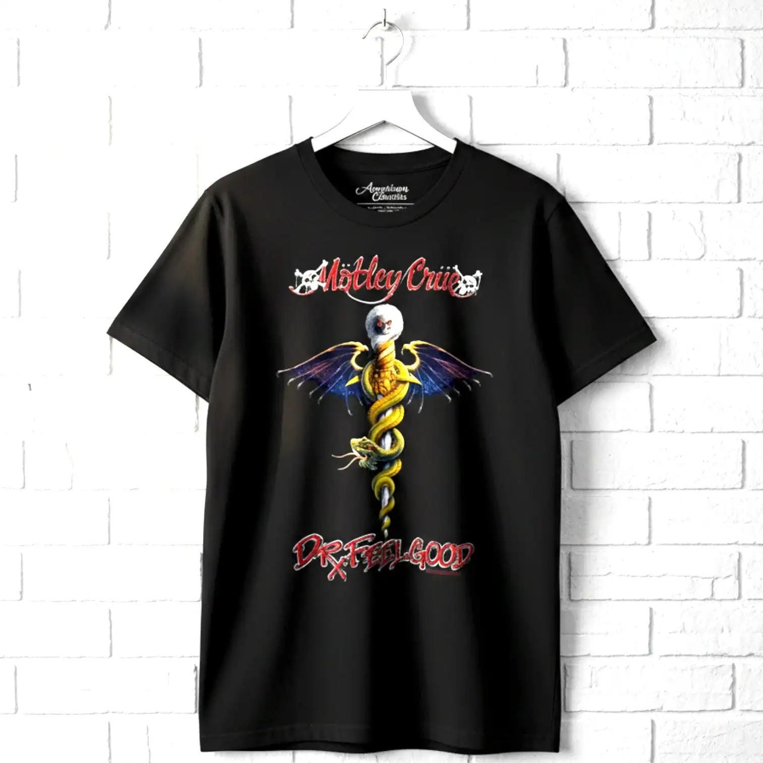 Motley Crue Dr Feelgood T-shirt - Vintage Rock Band Album Tee - Etsy