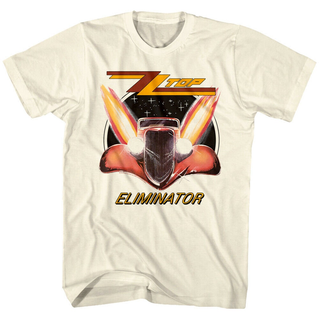 ZZ Top Men's T-shirt Eliminator Car Album Cover Graphic Tee
