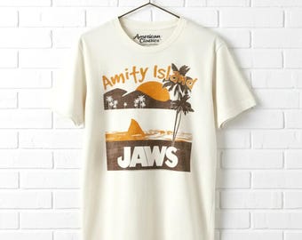 Jaws Shirt Amity Island Sands Men's Graphic Tees
