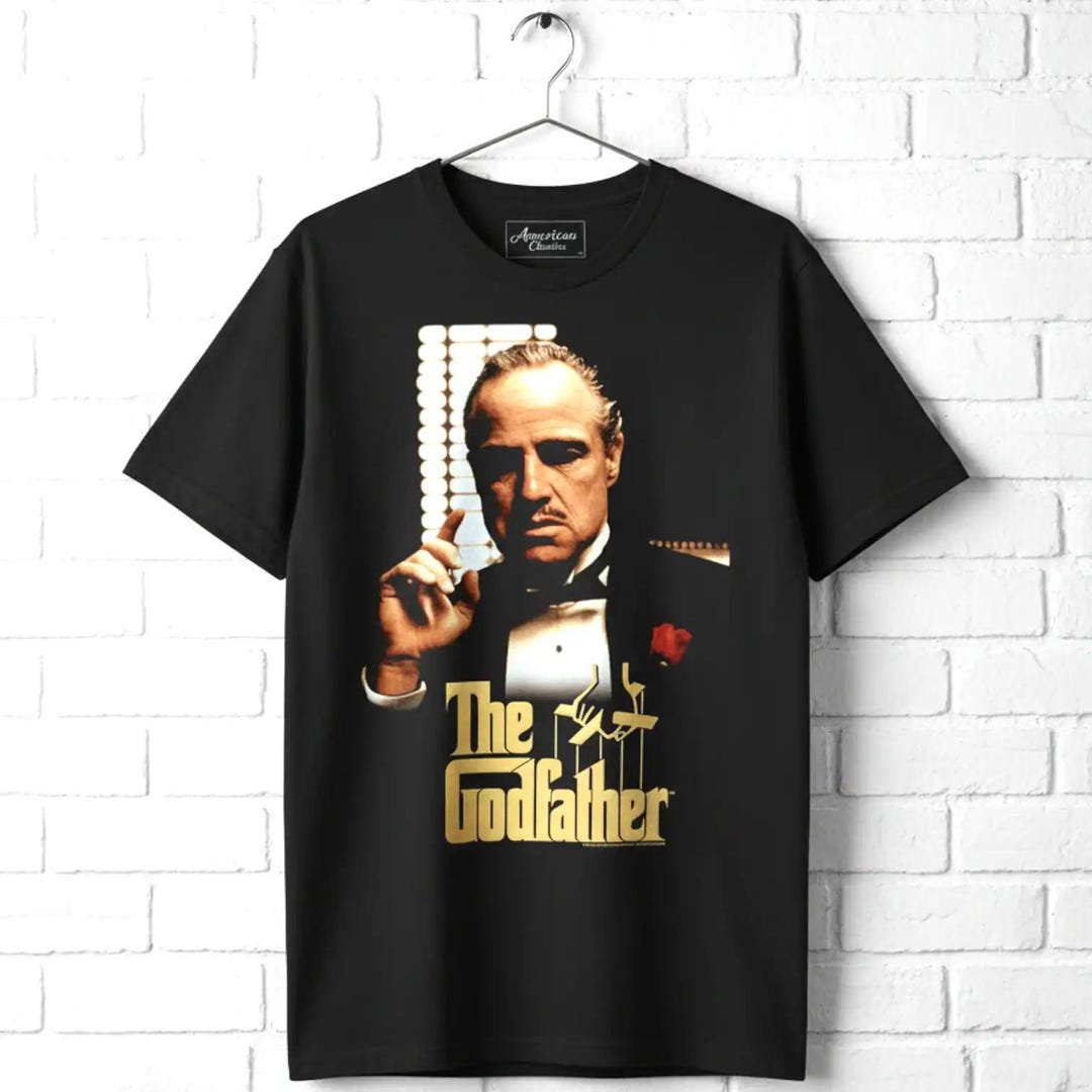 The Godfather Don Corleone T-shirt Solid Gold Don Big and Tall