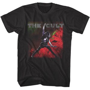 The Cult T Shirt Sonic Temple Album Guitarist Men&#39;s Vintage Tees