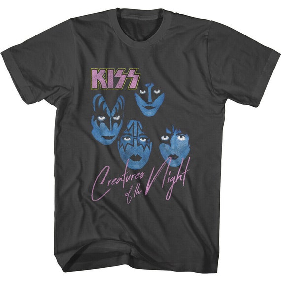 KISS Band Men s Shirt KISS Creatures of the Night Album Cover Tee Glam Metal Band Merch Rock Concert Tour T shirt Official Music Top Etsy Canada