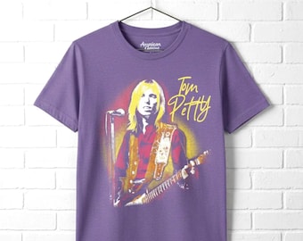 Tom Petty Shirt Heartbreakers Rock Band Concert Tees