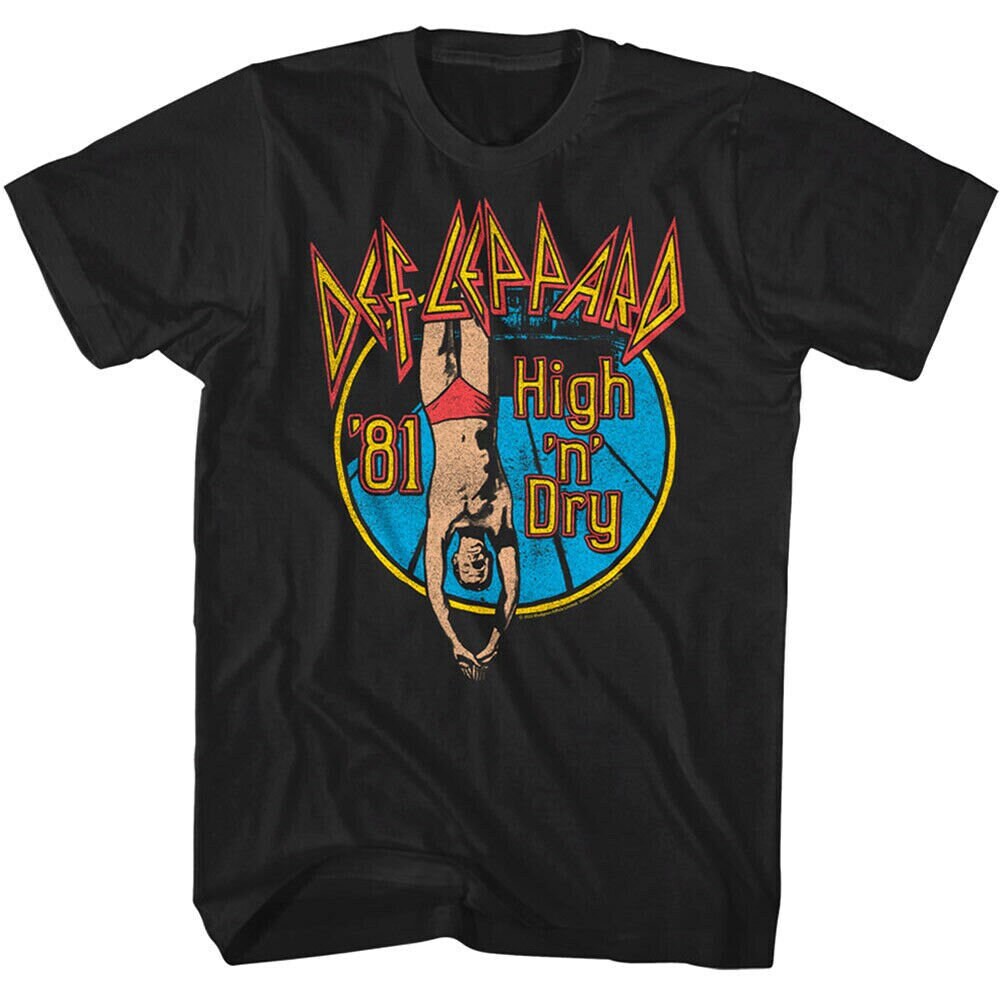 レア 80s DEF LEPPARD vintage Band Tshirt 80s Def Leppard Hysteria Rock Band t-shirt Medium – The