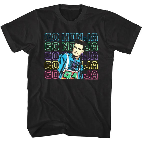 VANILLA ICE T-shirt Go Ninja Go Lyrics Merch Graphic Tees 