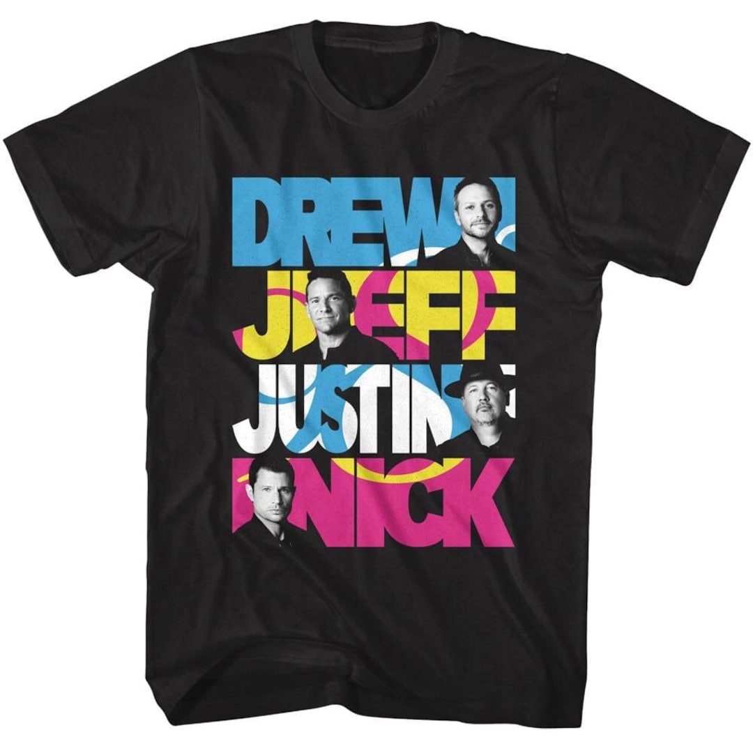 98 Degrees T Shirt Faces & Names Men's Music Band Graphic Tees - Etsy