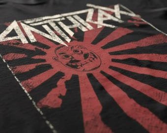 Anthrax Live in Japan 1987 T-shirt, Vintage Thrash Metal Band Tee