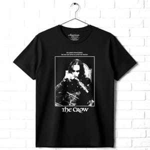 THE CROW T-Shirt World Without Justice Eric Draven Quote Tees image 1