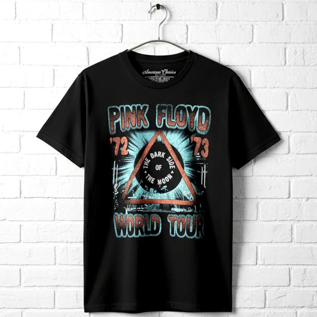 Pink Floyd '72-'73 World Tour T-shirt: Dark Side of the Moon