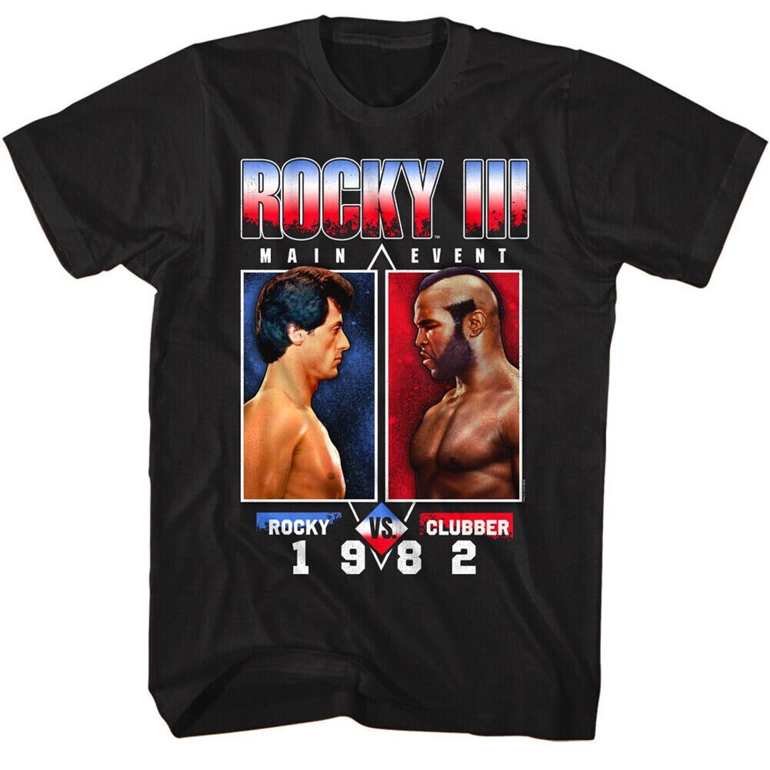 Rocky 3 Men's Shirt Clubber Lang Main Event Vintage Tees - Etsy