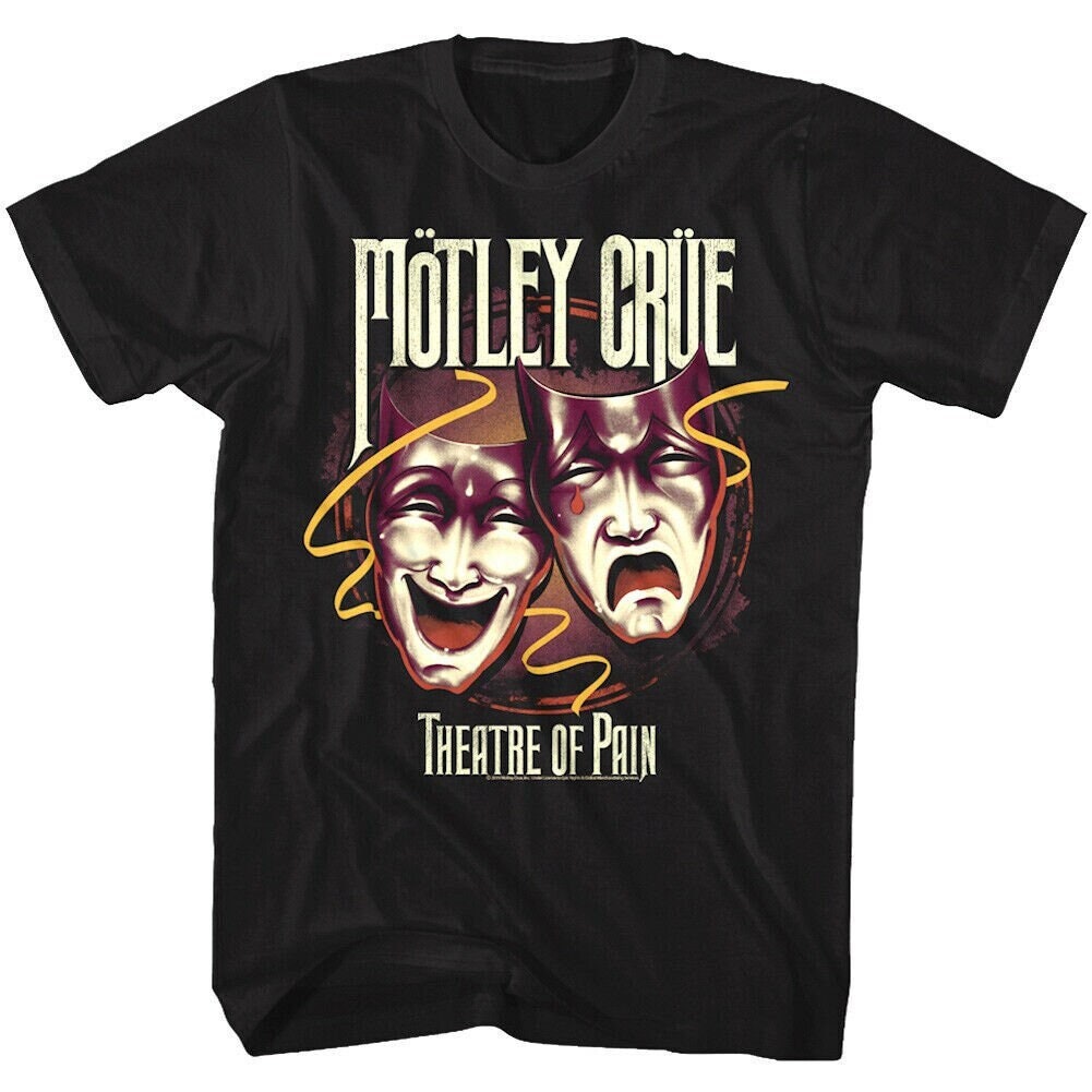 MÖTLEY CRÜE THEATRE OF PAIN Tシャツ MOTLEY CRUE Shirt Theatre of Pain Album Poster Graphic Tee Rock
