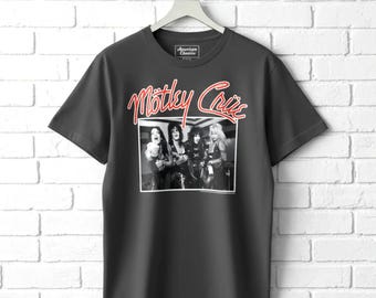 Motley Crue Theatre of Pain World Tour Front & Back Printed Black