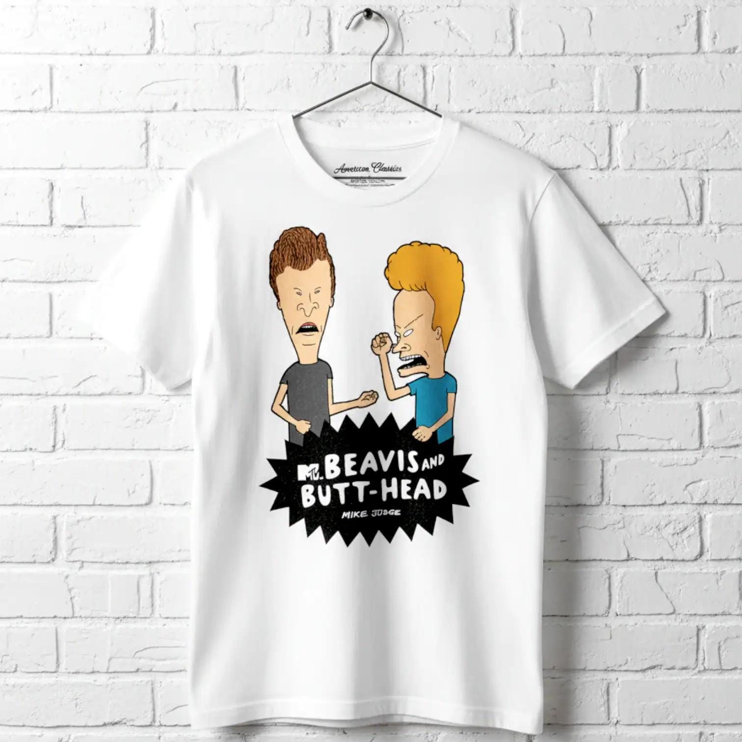 Beavis and Butthead T-shirt, MTV Cartoon Graphic Tee - Etsy