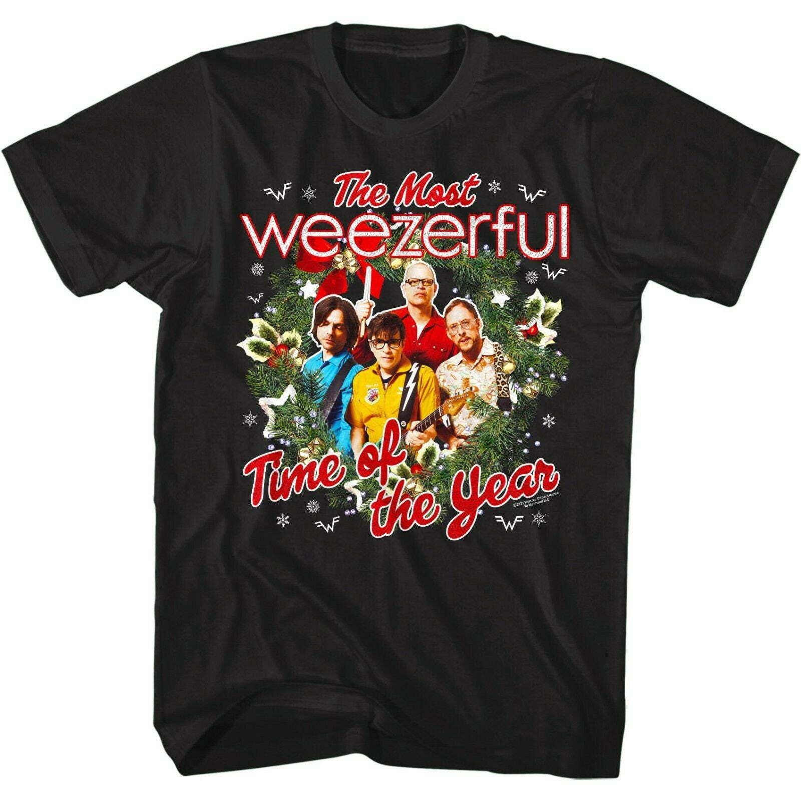 Weezer Men's Shirt Weezerful Time of the Year T-shirt Alternative
