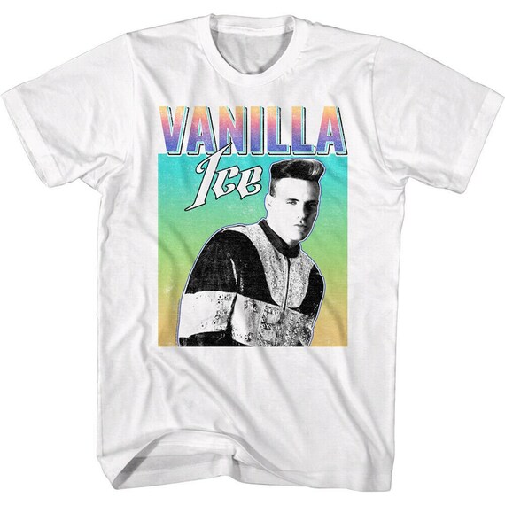 VANILLA ICE T shirt Pastel Profile Art Big and Tall Shirts Etsy