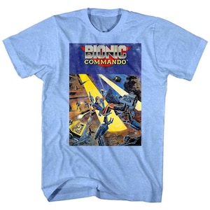 Bionic Commando Shirt: Classic Video Game Art (Men's Sizes)