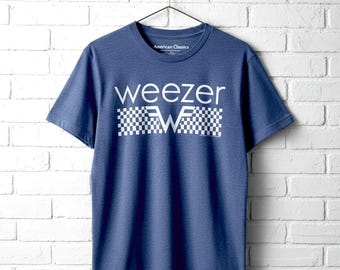 Weezer White Weezer Logo Black Adult T-shirt - Etsy
