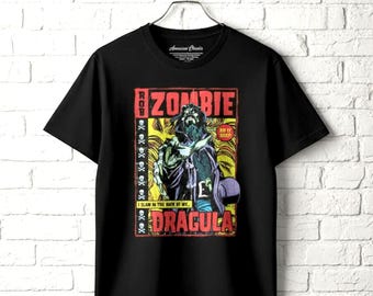 Rob Zombie Dragula Comic T-shirt – Officially Licensed Black