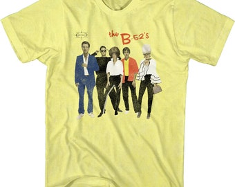 人気ショップ B52s Mens T-shirt Rock Lobster Album Cover Graphic Tee B-52s トップス