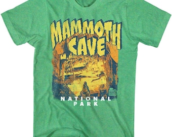 Mammoth Cave National Park T-shirt Men's Kentucky Stalactites