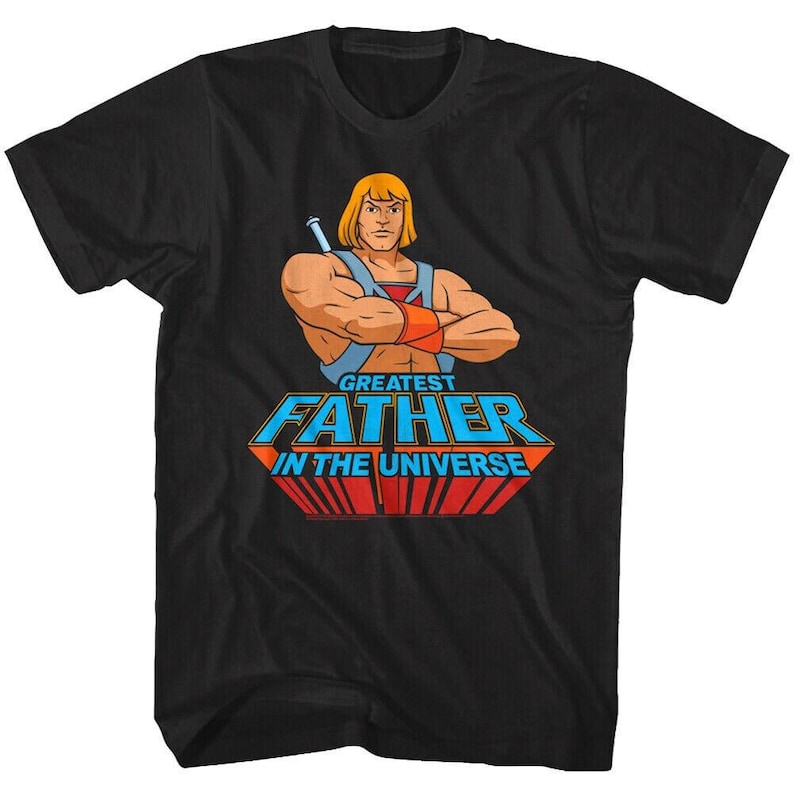He-Man Greatest Father in the Universe T-Shirt Father's Day Tee image 3