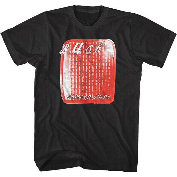 Bush Sixteen Stone Album Cover Band T-shirt: Alt Rock Concert