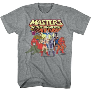 Masters of the Universe Men&#39;s T-shirt MOTU He Man Skeletor Cartoon T-Shirt Prince Adam Eternia Cringer Beastman
