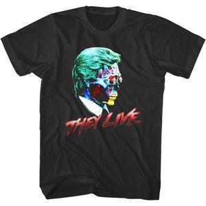 They Live Alien Politician T-shirt: 80s Horror Movie Inspired Tee image 1