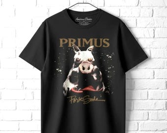 Primus Shirt Pork Soda Album T-Shirt Vintage Rock Band Concert Tee
