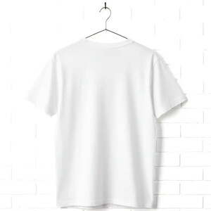 White t-shirt back