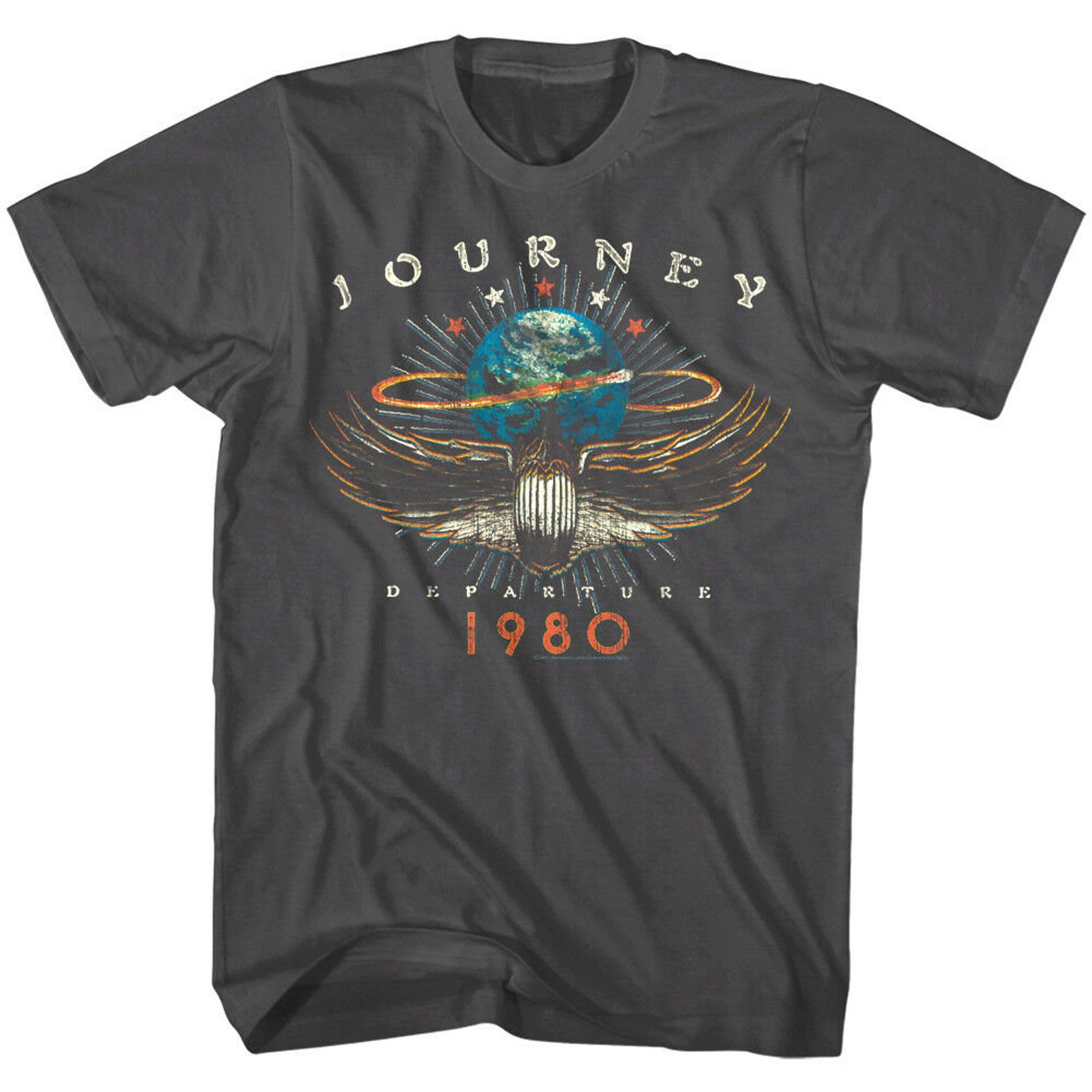 Journey Band Men's TShirt Departures Tour 1980 Etsy