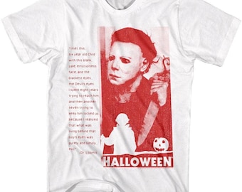 Halloween Devils Eyes T-Shirt: Vintage Horror Movie Graphic