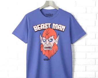 Masters of the Universe T-Shirt Beast Man Face Classic Graphic Tees