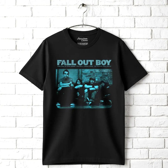 Fall Out Boy Take This to Your Grave Shirt  - Black Cotton Tee