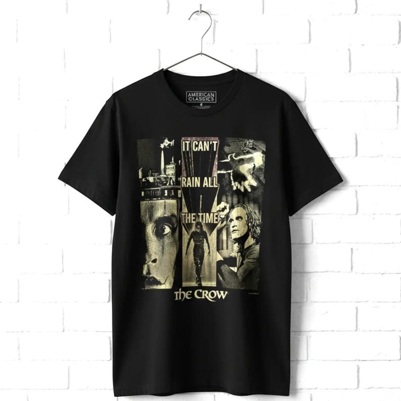 THE CROW T-Shirt Eric Draven Movie Montages Graphic Tees image 1