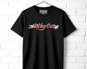 MOTLEY CRUE Shirt Theatre of Pain Album Poster Graphic Tee Rock 