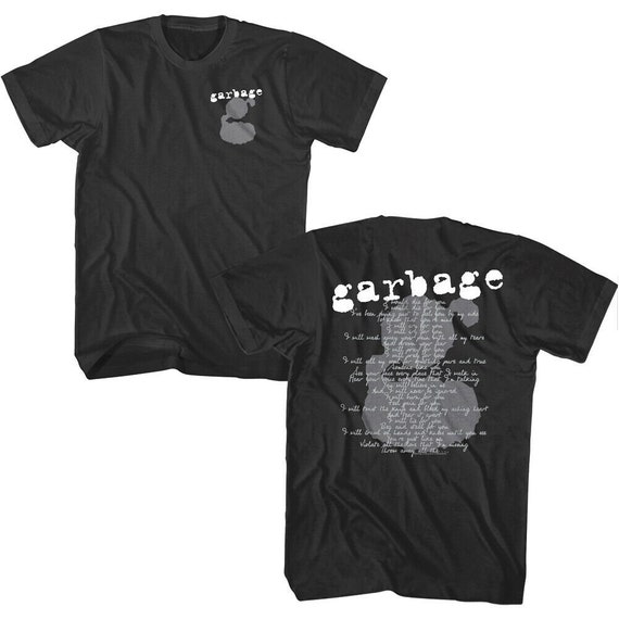 Garbage Band Men's T-shirt Alt Rock Album Concert Tour Merch