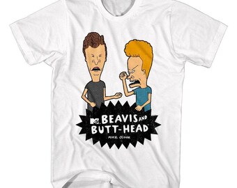 Beavis and Butthead T-shirt, MTV Cartoon Graphic Tee - Etsy