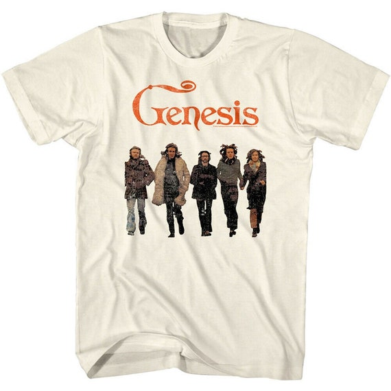 genesis Tour Print Tee L Vintage Large Single Stitch Genesis T
