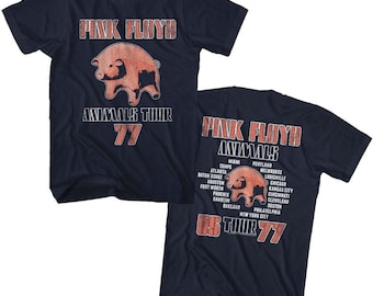 Pink Floyd Animals USA Tour 1977 Shirt Vintage Rock Pig Tee