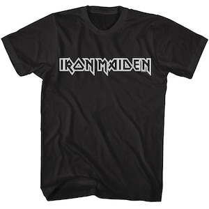 Iron Maiden Shirt Classic Logo Heavy Metal Rock Band Concert Tour Merch