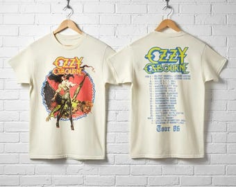 Ozzy Osbourne Original Sin UK Tour 86 T-Shirt, Vintage Black Sabbath Rock Merch