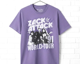 Saved by the Bell Zack Attack T-Shirt: 1991 Tour Graphic Tee