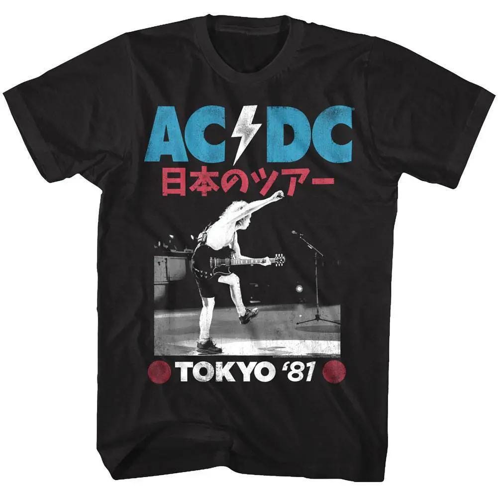 AC/DC Tokyo Tour T-shirt Japan 1981 Rock Band Concert Tee - Etsy